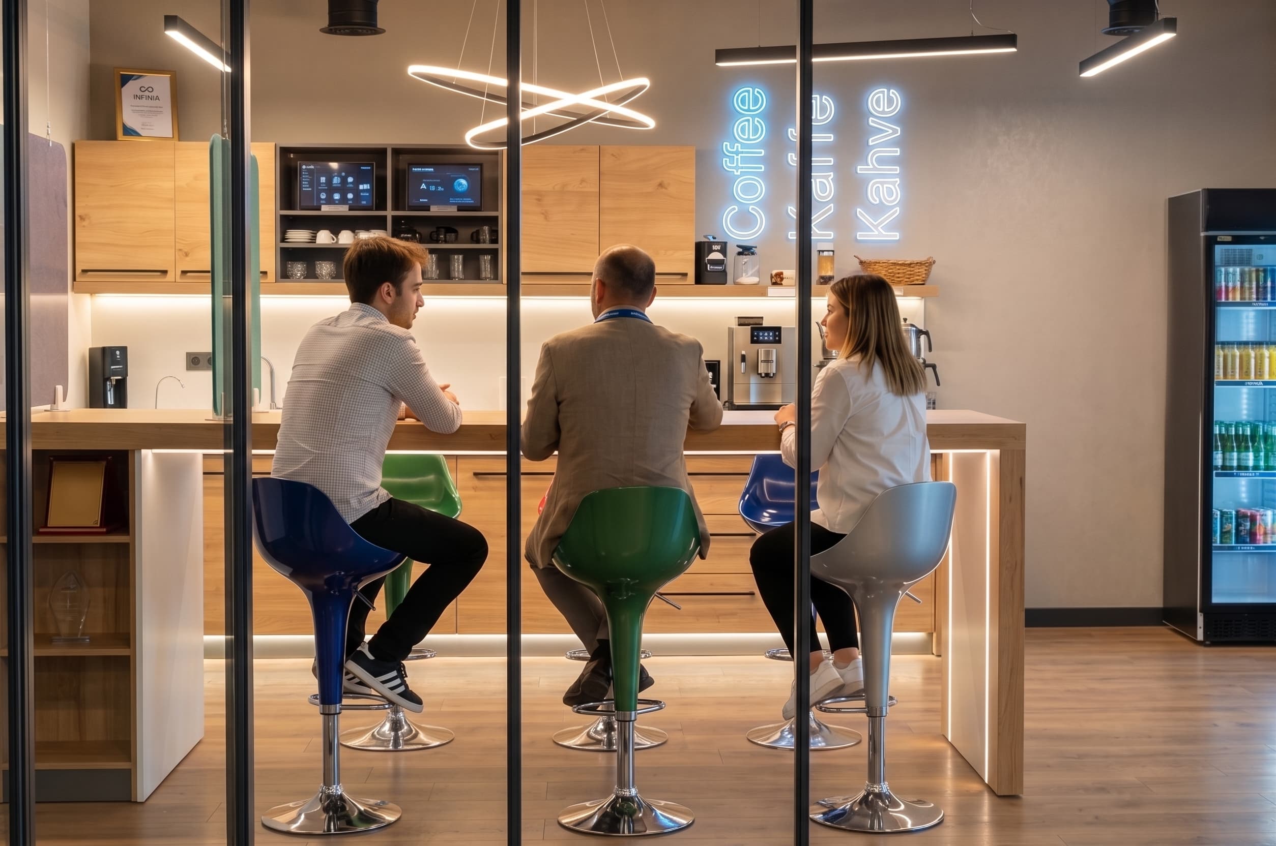 Bilkent Cyberpark Ankara'daki INFINIA merkez ve ekip